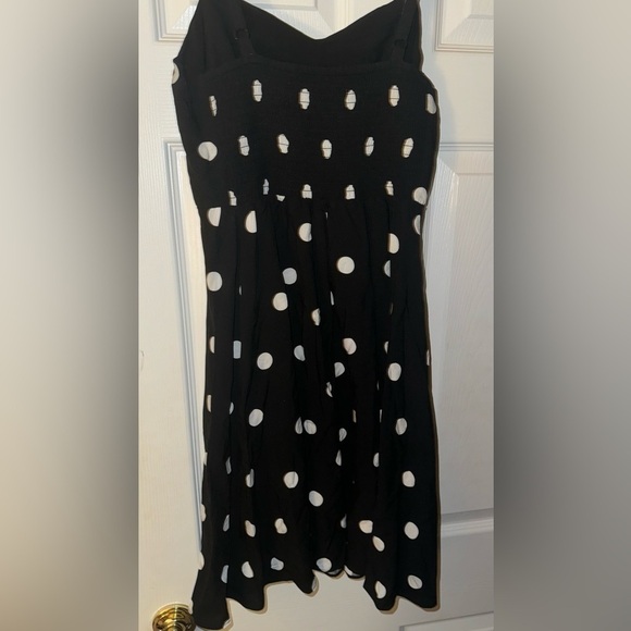 Old Navy Black and White Polka Dot Cami Dress - Picture 3 of 5